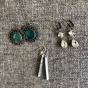 Three earrings for the price of one!